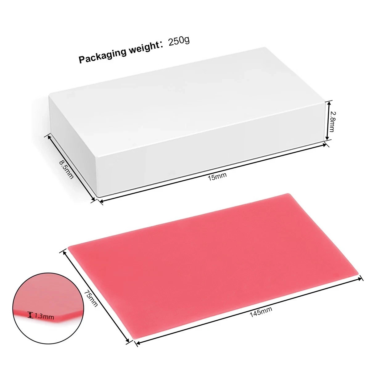 20 Sheets Dental Base Plate Wax Molding Casting Wax Sheet Denture Material Red