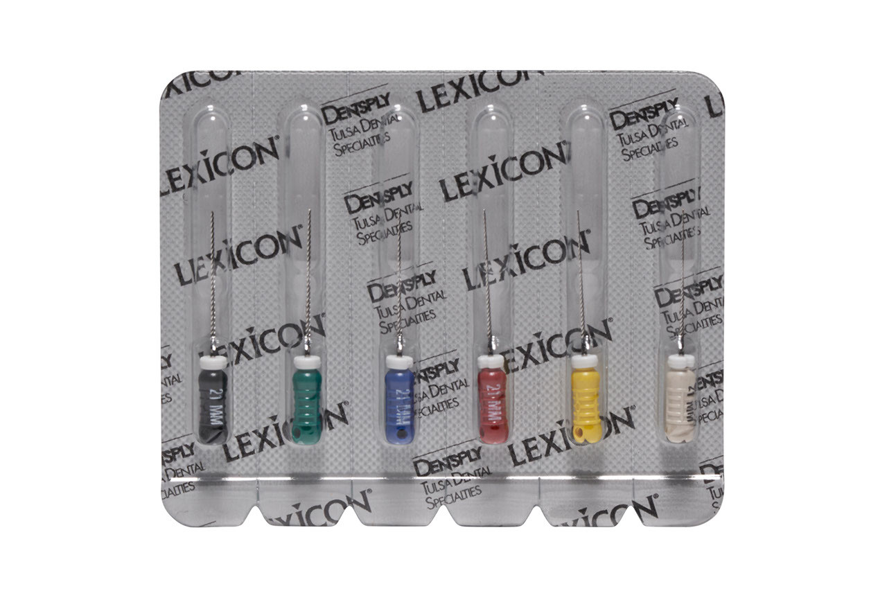 DentSply Lexicon K-File Stainless Steel Sterile (6/Pack)