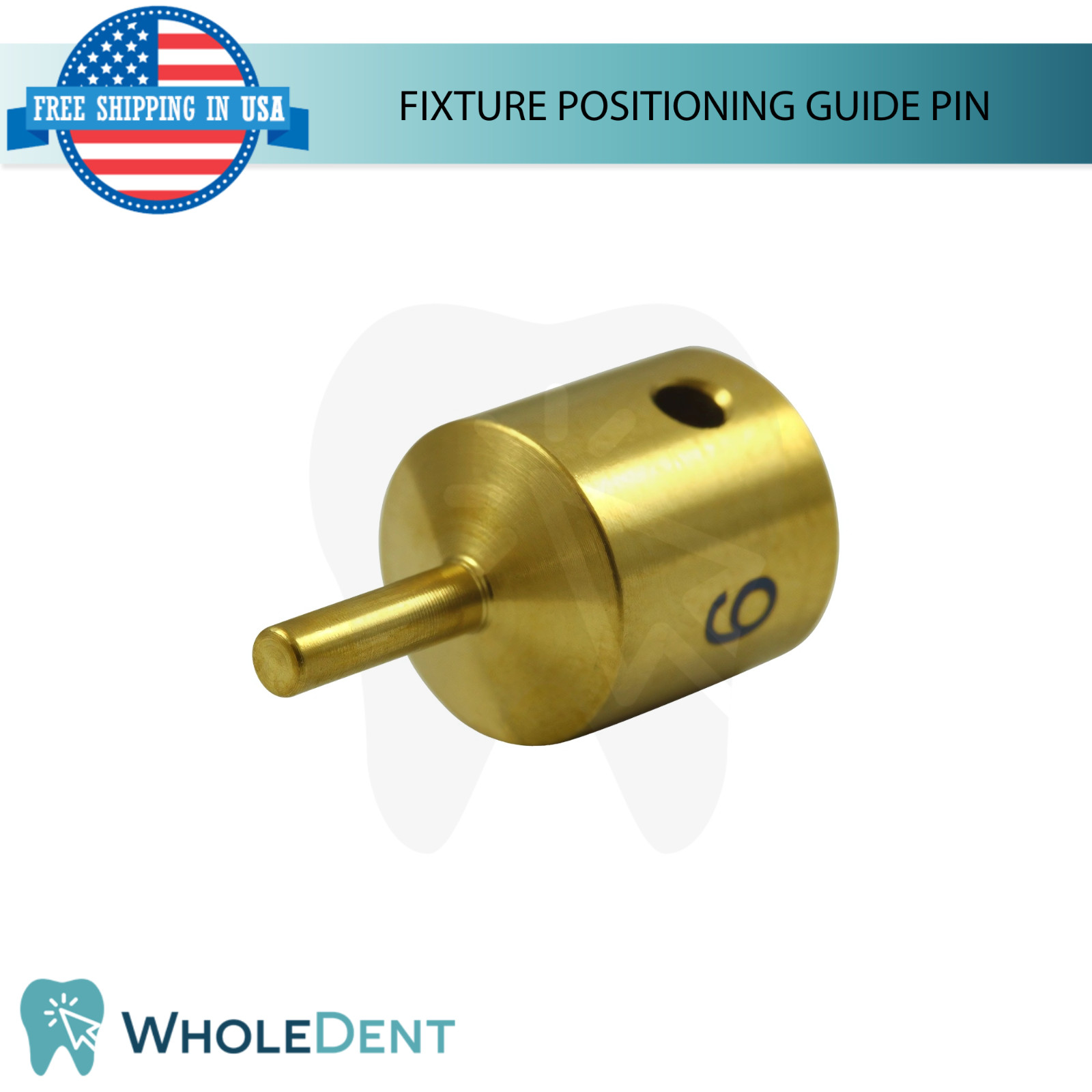 Titanium Fixture Positioning Guide Pin Universal 17mm Accurate Mark Dental