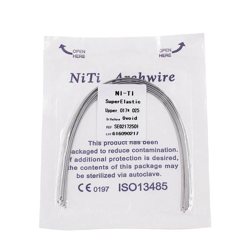 Dental Upper+Lower *025 Orthodontic Super Elastic Niti Rectangular Arch Wire