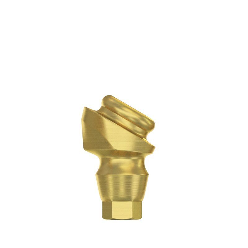 10x Set Abutment Angulated 30° Conical Loc-In Attachment NP Extra Soft Cap
