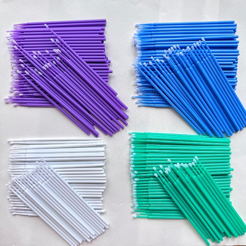 400pcs Dental Micro Brush Disposable Swab Tooth Applicators Small Medium Large