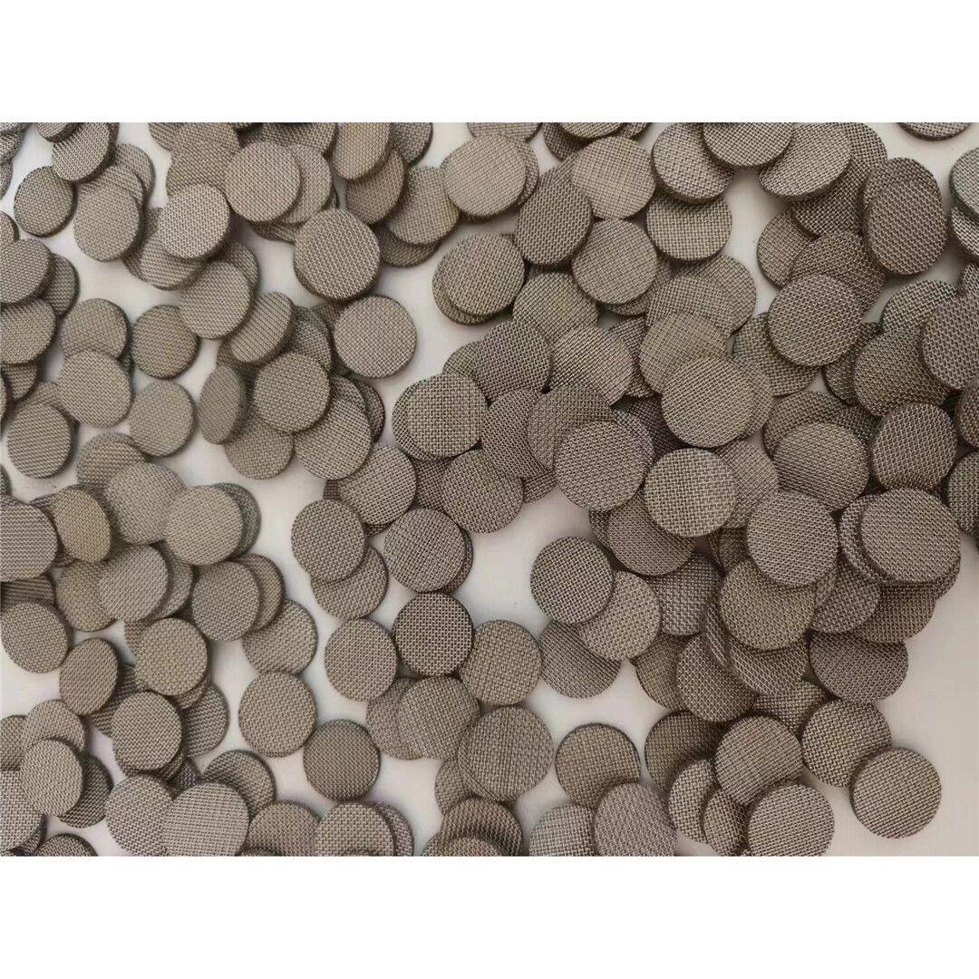 304 Stainless Steel Sintered Wire Mesh Filter Strainer Round Shape Filter Disc