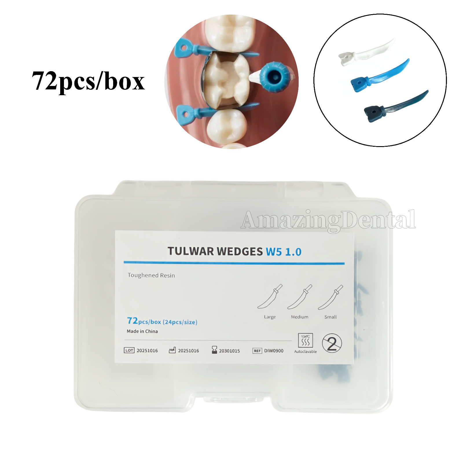 Dental Tulwar Wedges Matrices Wedge Diastema Fit With Palodent Plus Style Matrix