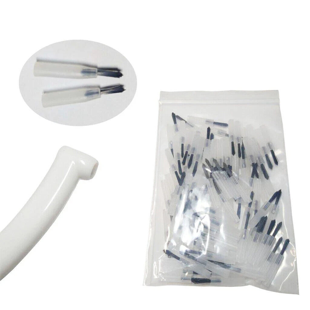 Dental Resin Composite Disposable Micro Brushes Applicator Brush Tip+Brush Handl