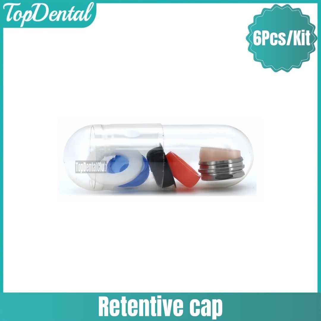 Dental Retention Cap Insertion Locator Core Tool Overdenture Abutment Fit OSSTEM