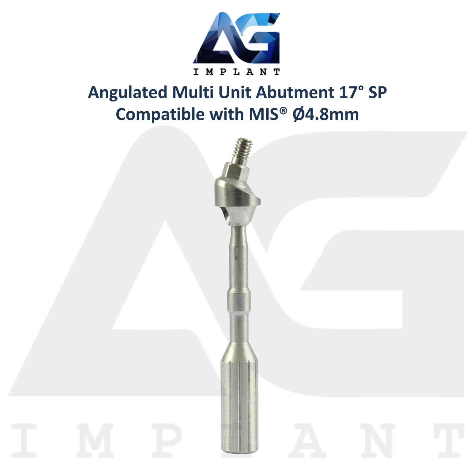 5 Angled 17° Multi Unit Prosthetic SP Int Hex System MIS® Compatible Ø4.8mm