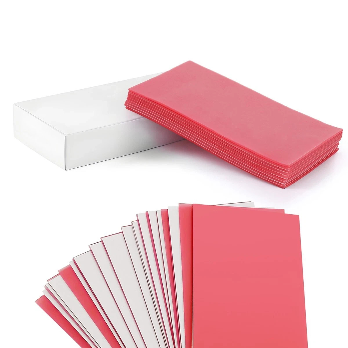 20 Sheets Dental Base Plate Wax Molding Casting Wax Sheet Denture Material Red