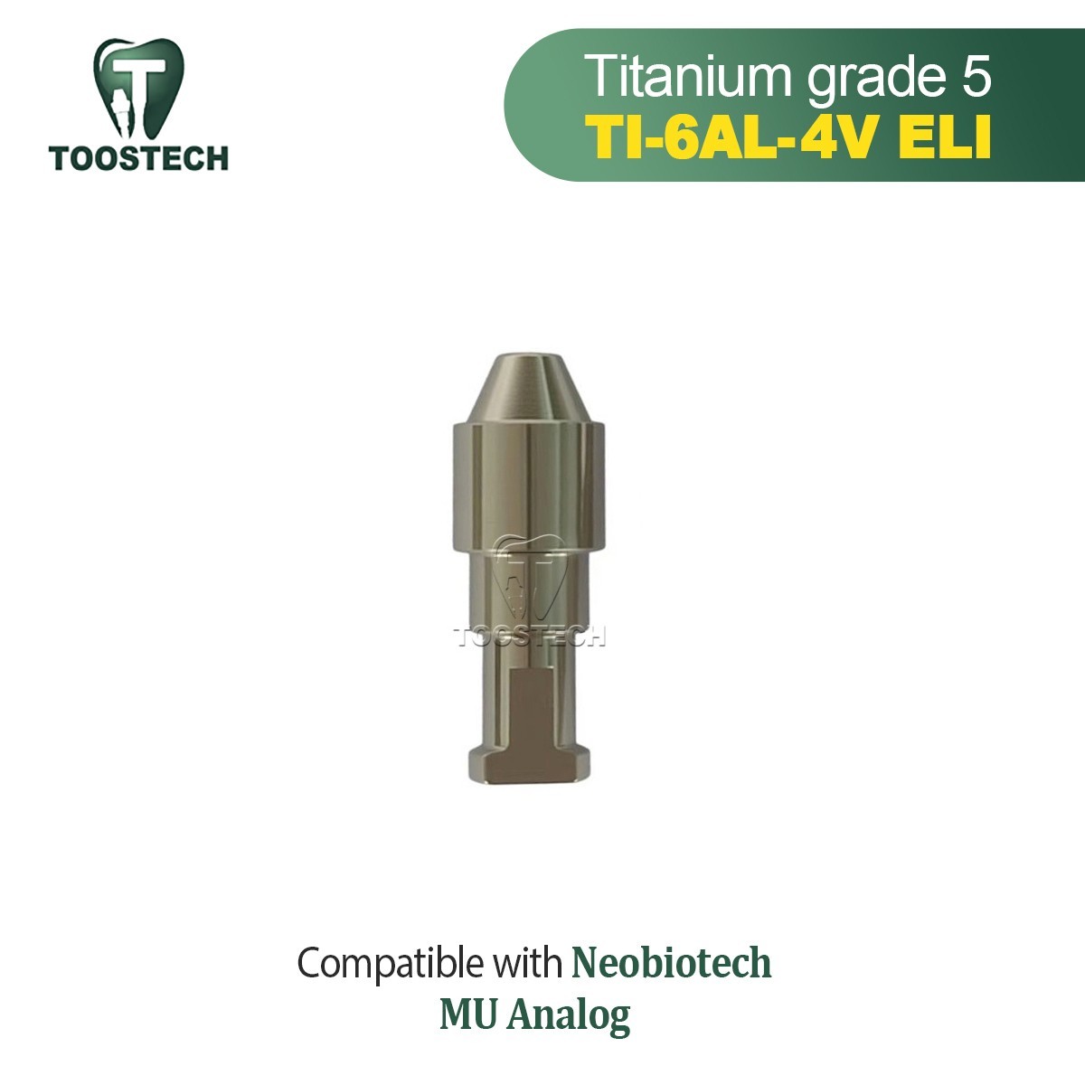 1/6/10/20/50pcs Dental Titanium MU analog replica compatible with Neobiotech