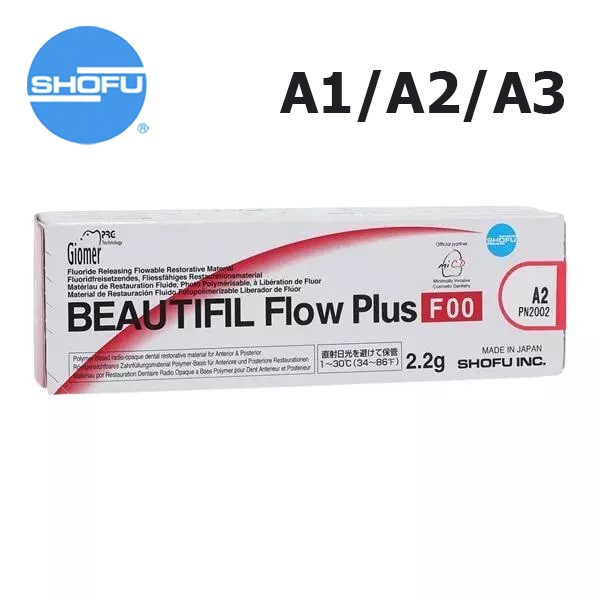 SHOFU BEAUTIFIL Flow Plus F00 ZERO Flow flowable Restorative 2.2g Syr.-All Shade