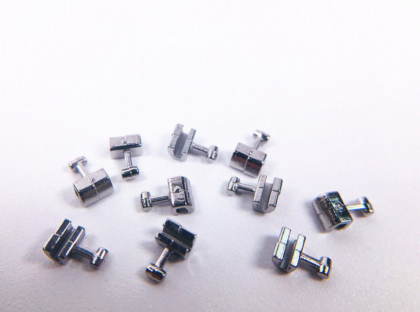100Pcs Crimpable Hooks Short Rectangular Hole Wire Dental Orthodotnic Archwires