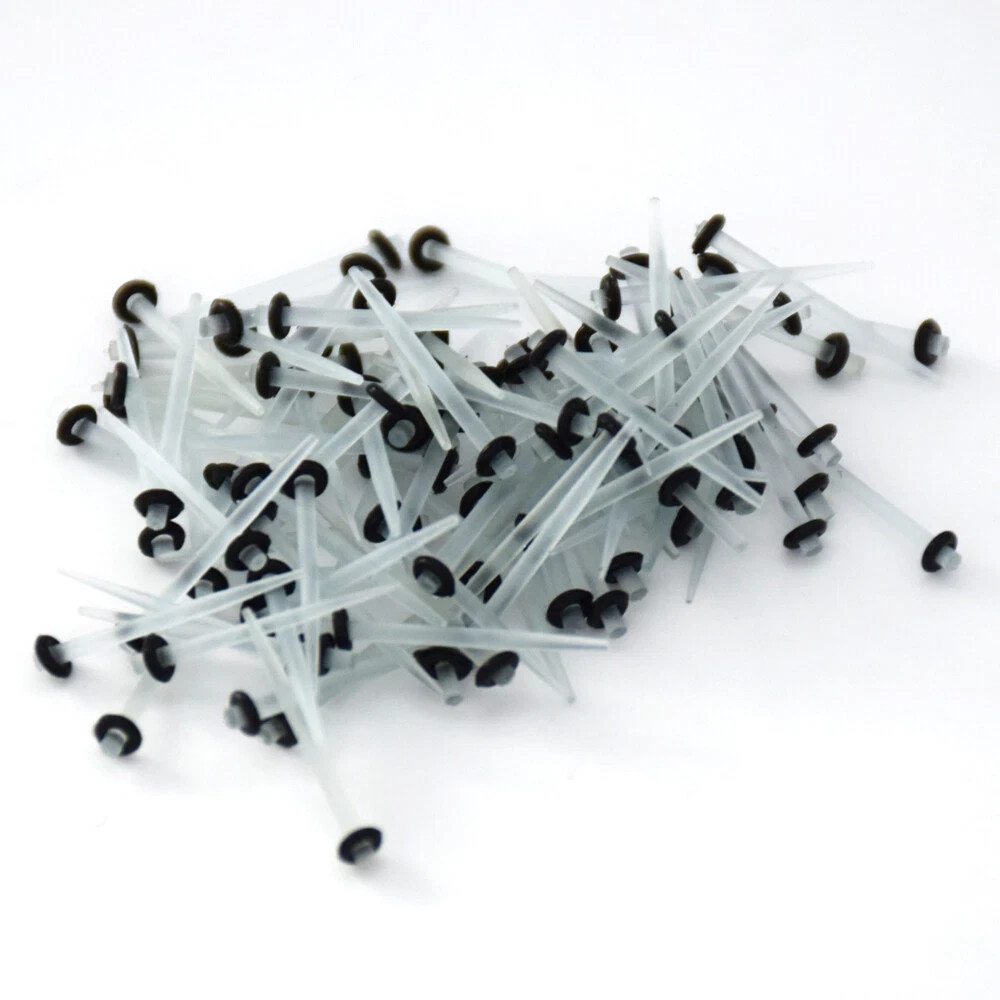 100 Pcs/Box Dental Endo Quartz Fiber Post Straight/Screw Restorative 1.0-1.8mm
