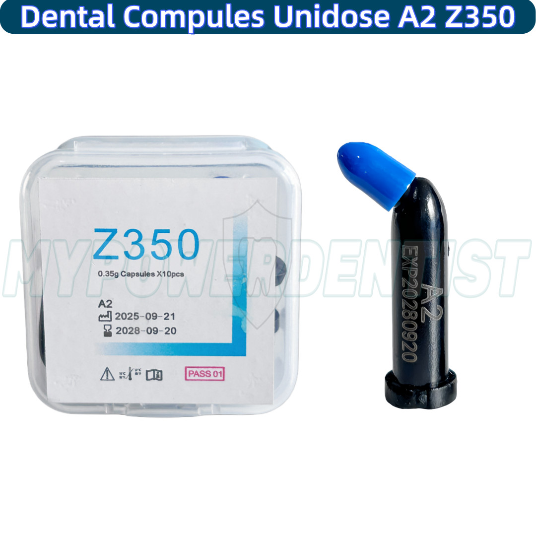 Dental Compules Unidose Composite Resin Capsules Light Cure A2 Z350 0.35g