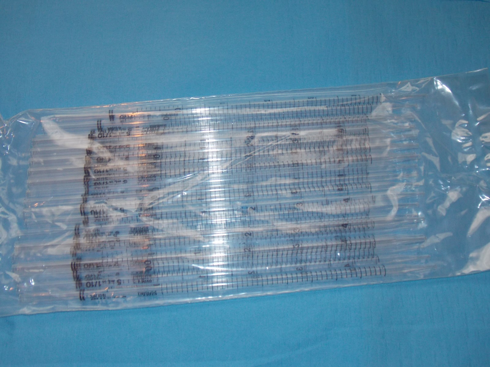 PYREX VWR DISPOSABLE GLASS SEROLOGICAL PIPETS 10 X 1/10ML, 53283-774, 25 PACK