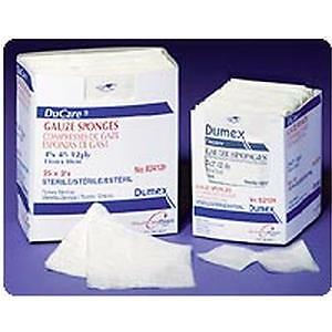 Derma Sciences DuCare Woven Gauze Sponge, 12-Ply, 2” x 2” -50/Pack