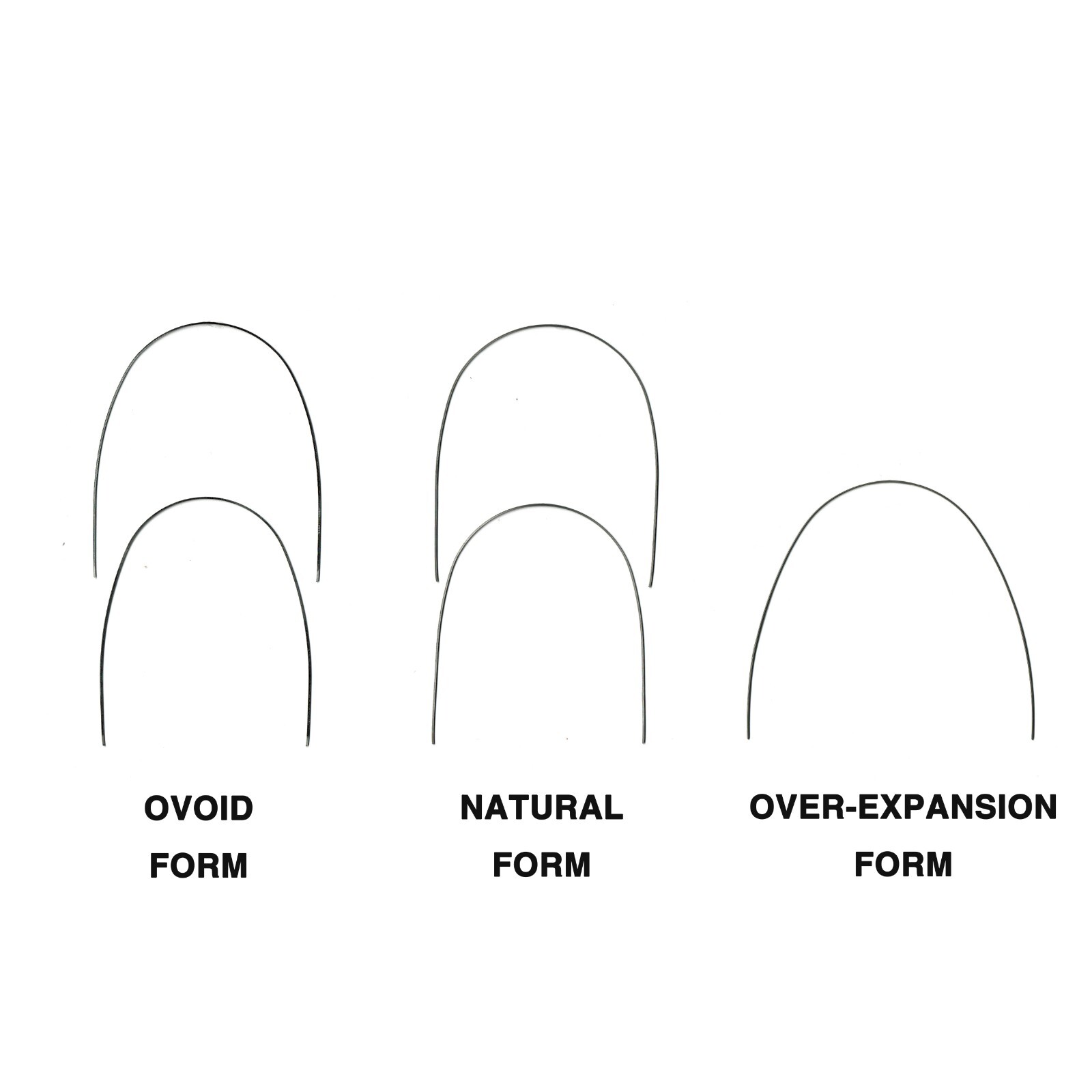 J&J Ortho Orthodontic Archwire NiTi Thermal Activated Nitinol