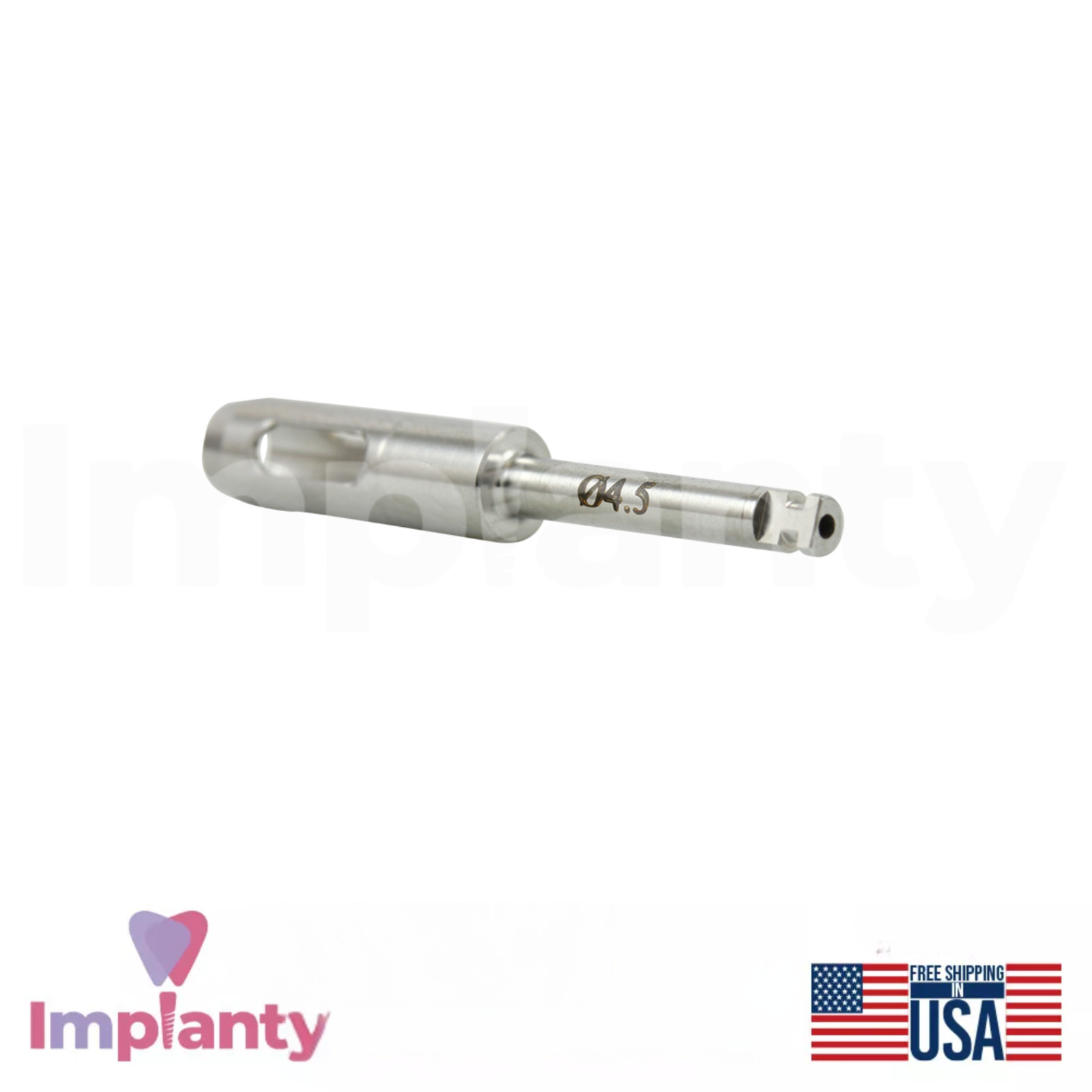 4x Dental Tissue Punch Drills Stainless Steel Soft Tissue Removal Dentistry Tool