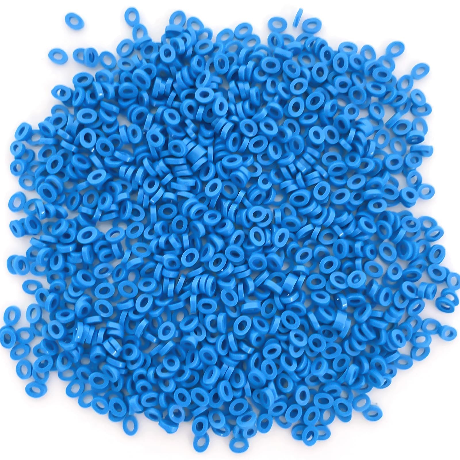 1000pcs/bag Dental Orthodontic Separator Bulk Pack, Elastic Blue