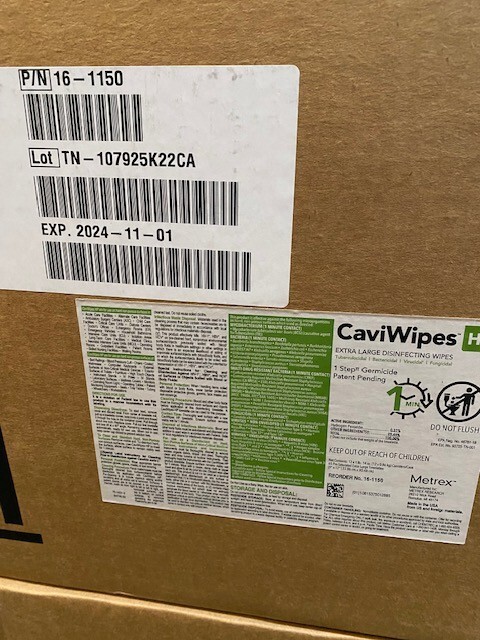 (12 PACK) CaviWipes HP Alcohol-Free Towelettes (X-Large: 9″ x 12″), 65 per can