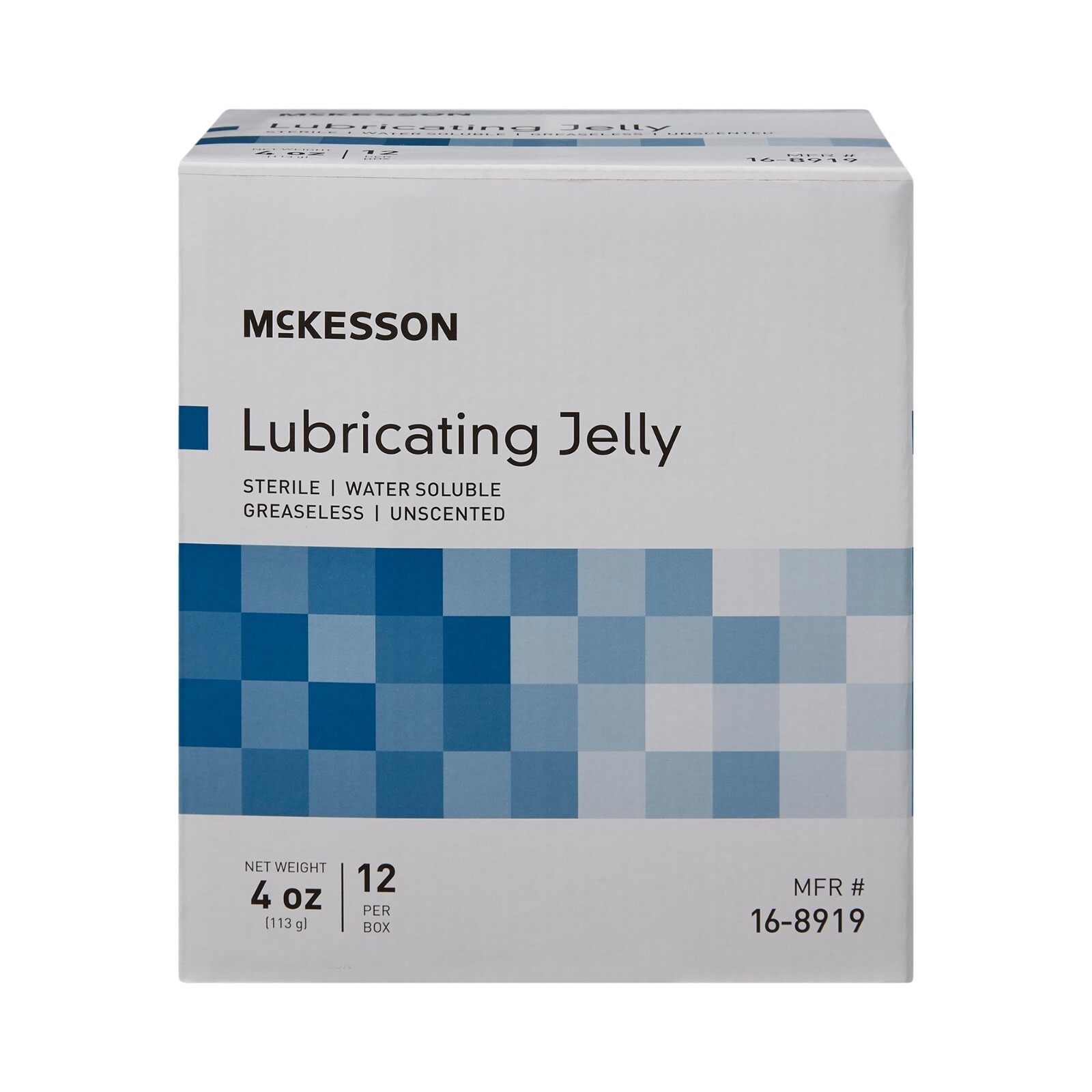 McKesson Lubricating Jelly Sterile 4 oz. Tube 72 per Case 16-8919