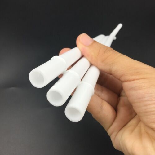 25Pcs (1 Bag) Surgical Aspirator Tips White Medium 1/8″ Dental Suction Saliva
