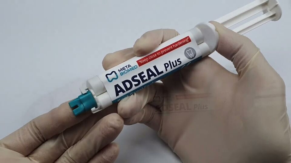 Meta Biomed Adseal Plus Resin Based Root Canal Sealer 13.5g Dual Syr (Free Ship)