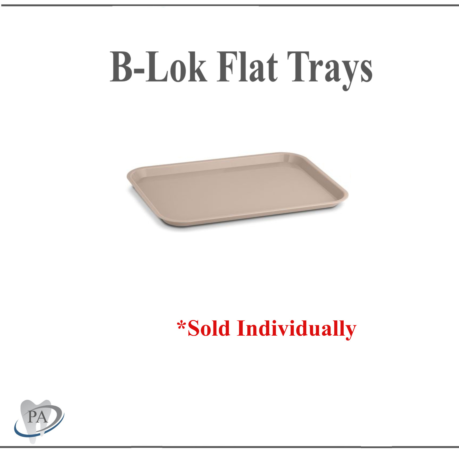 Dental Setup B Lock Size B Ritter Flat / Divided Tray B-Lok Flat Trays or Cover