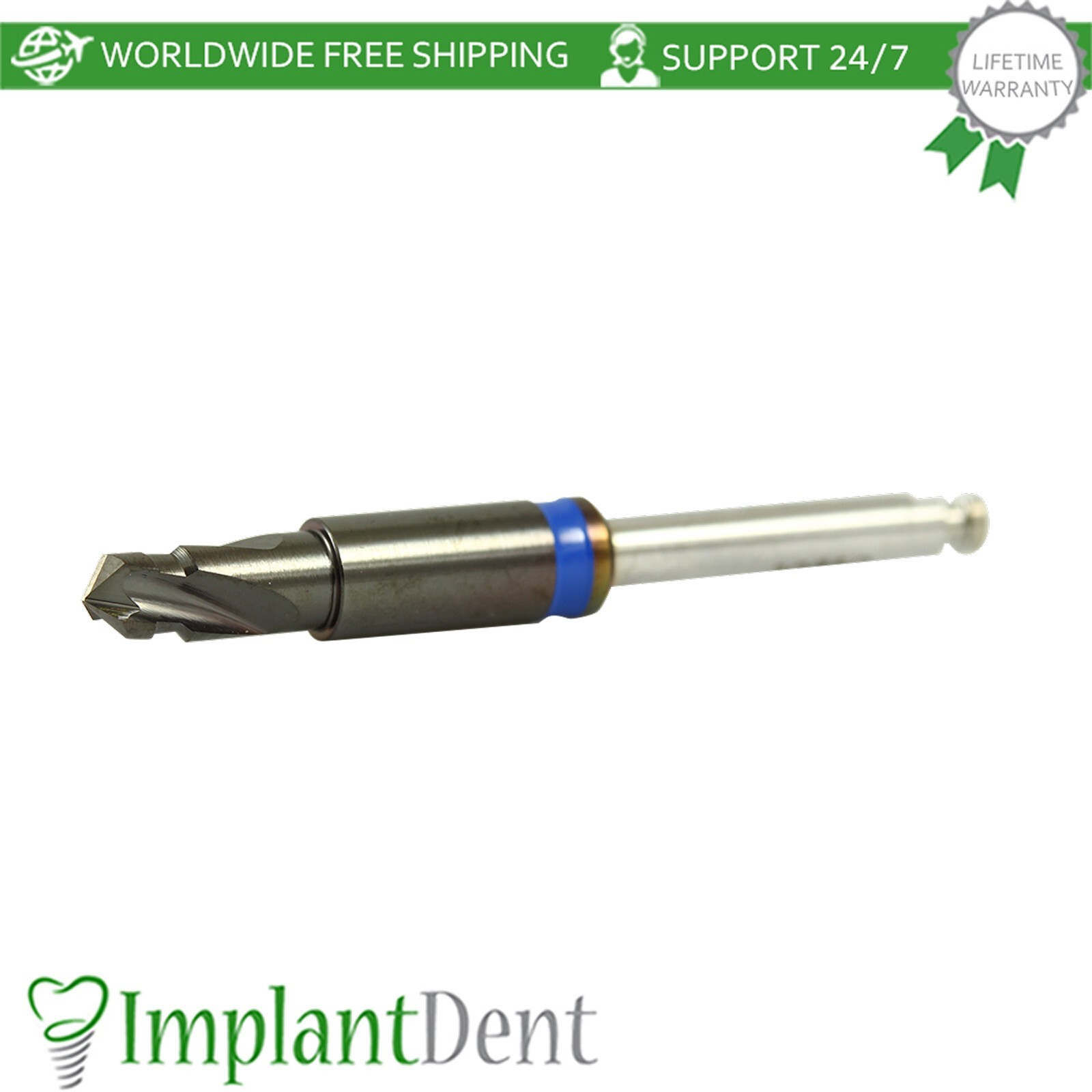 Dental DLC Step&Stop Integral Drills Ø3.2mm Stainless Steel Dentistry Tool