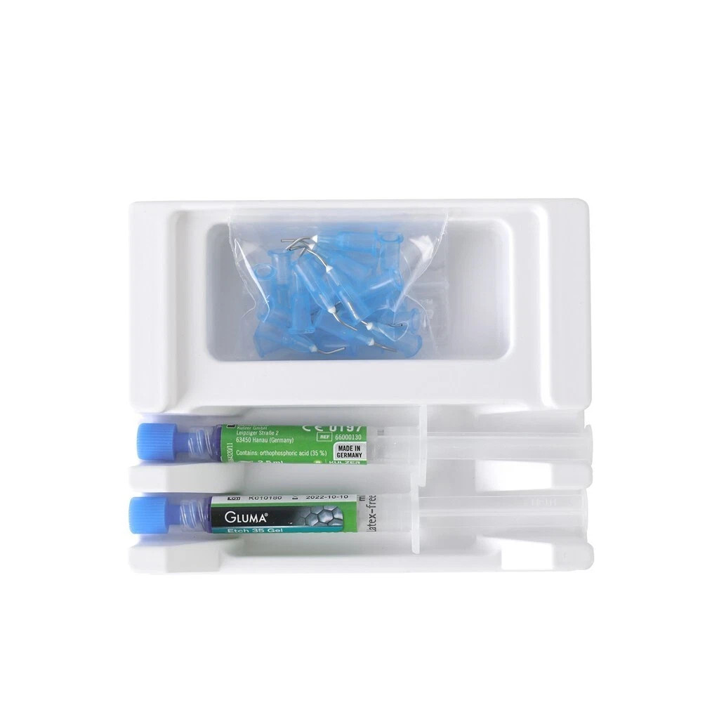 Pack of 2 x Kulzer GLUMA ETCH 35 GEL Tube of 2.5ml with Applicator Tips