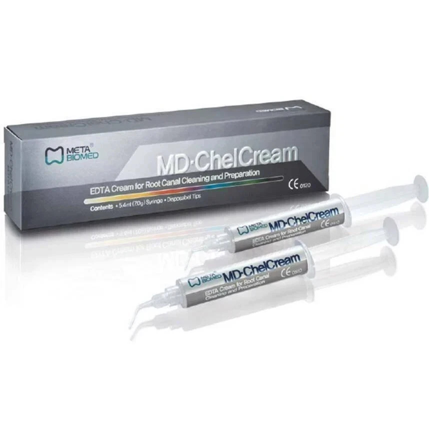 Dental EDTA 19% Root Canal Clean Lubricate Paste MD Chel Cream Meta Biomed