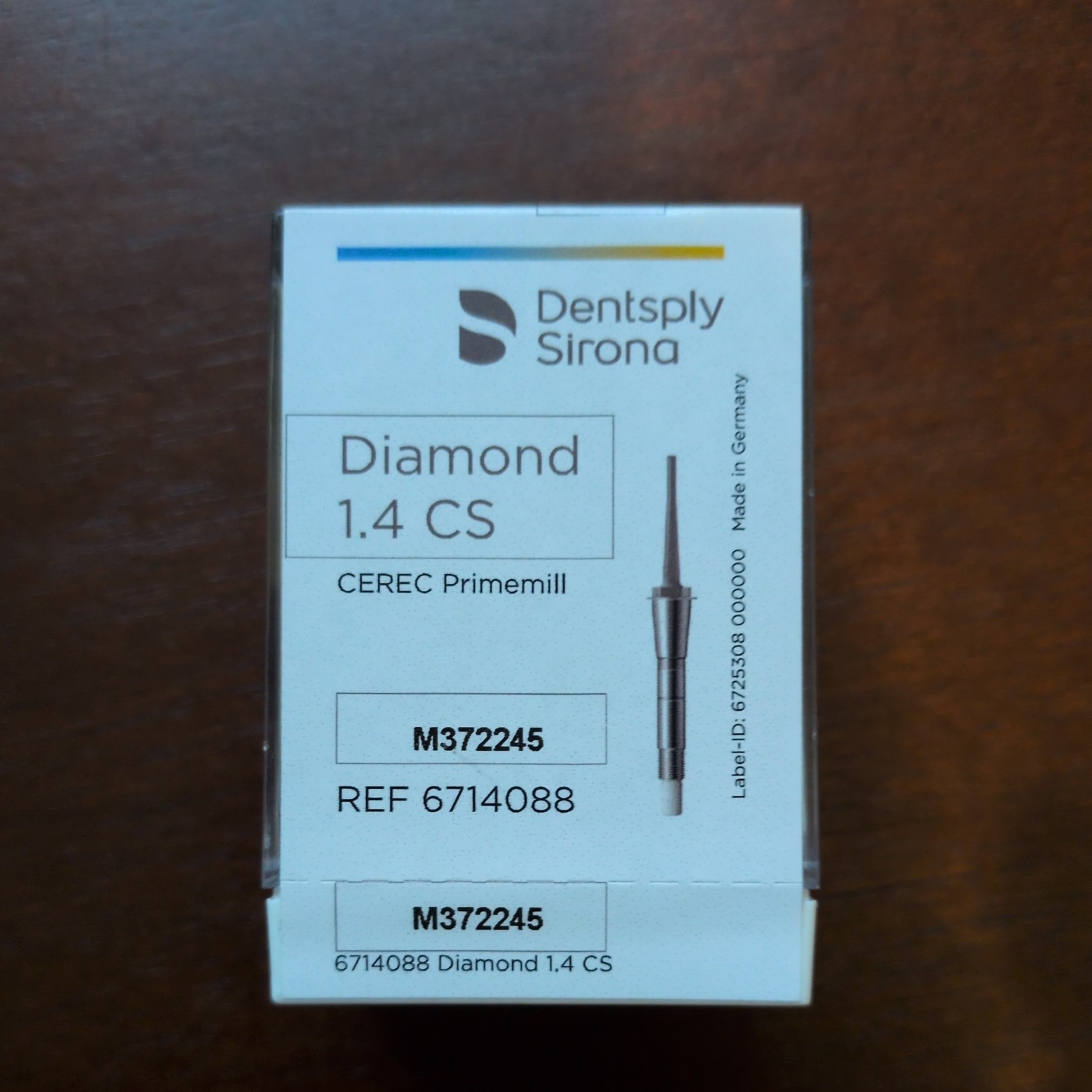 CEREC Primemill Diamond 1.4 CS Milling burs Brand New PN 6714088