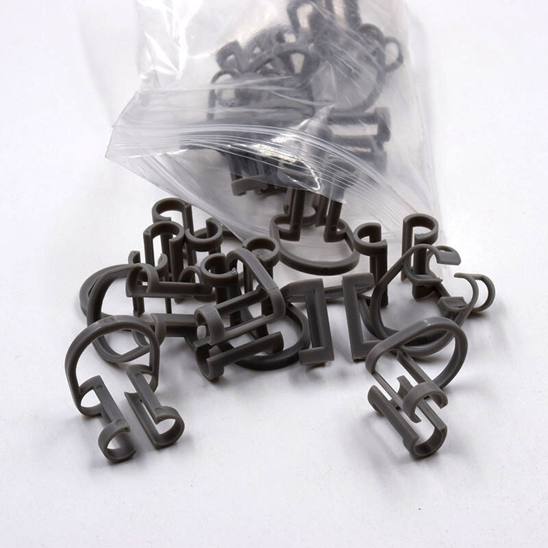 10 Pcs/Bag Dental Ortho Plastic Clinic Lab Isolator Cotton Roll Holder Clip Use
