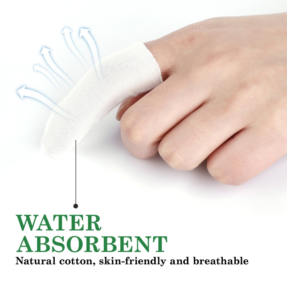 150 Pcs Finger Sleeves Protectors Breathable Cots Waterproof Cover