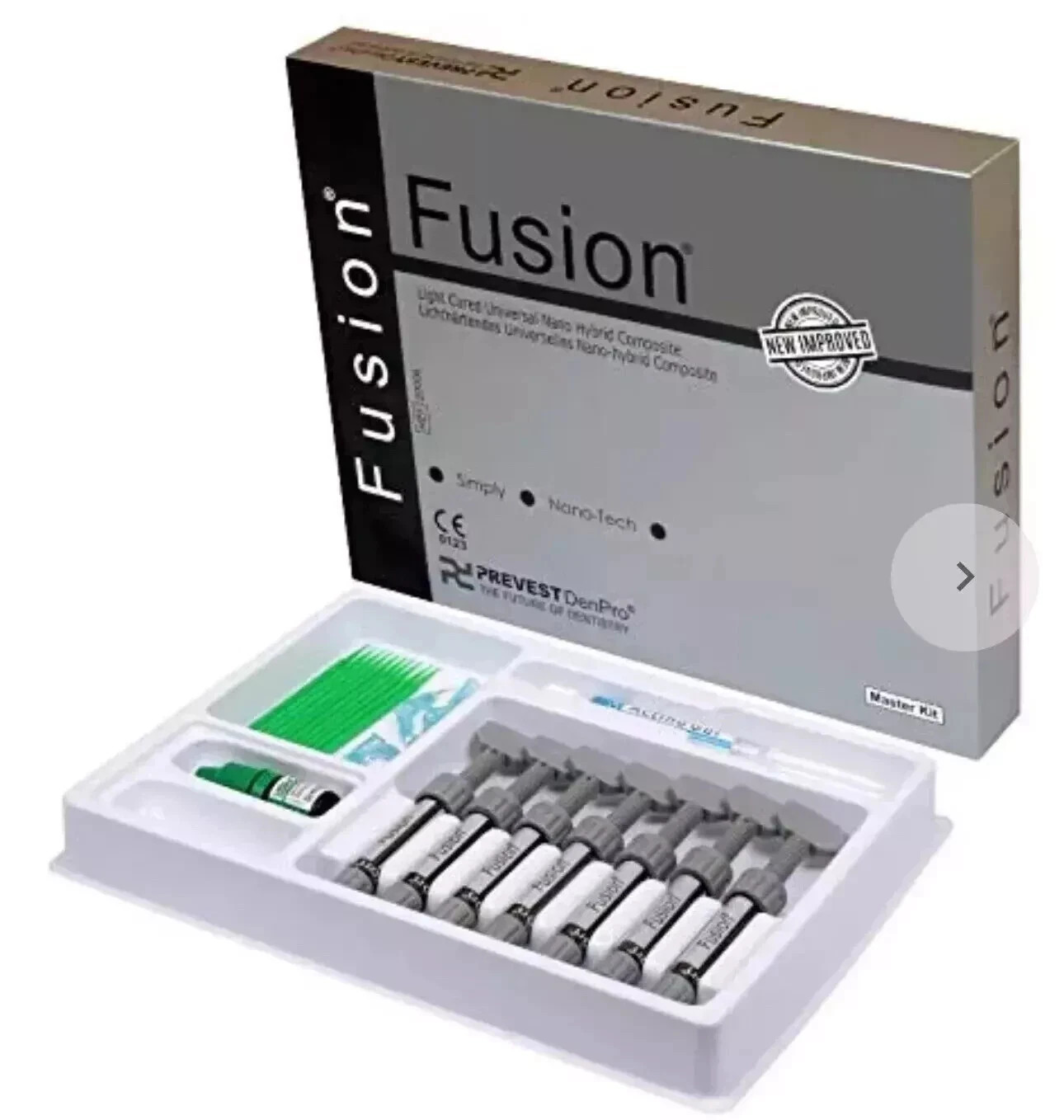 Dental Universal Nano Hybrid Composite kit Fusion Prevest USA TARIIF PAID FREE