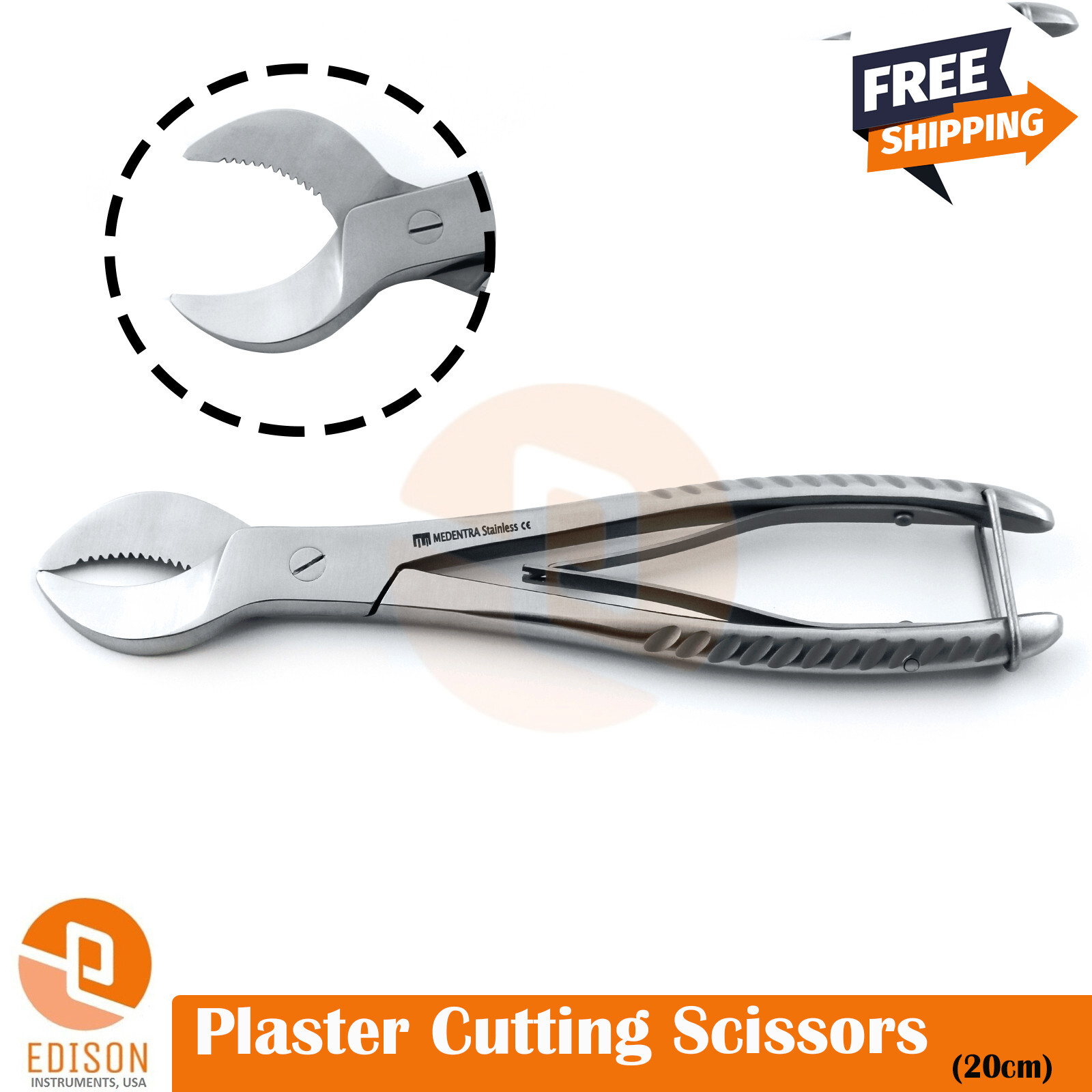 Dental Heavy Duty Plaster Scissors Plier Cast Trimmer 20cm Surgical Orthopedic