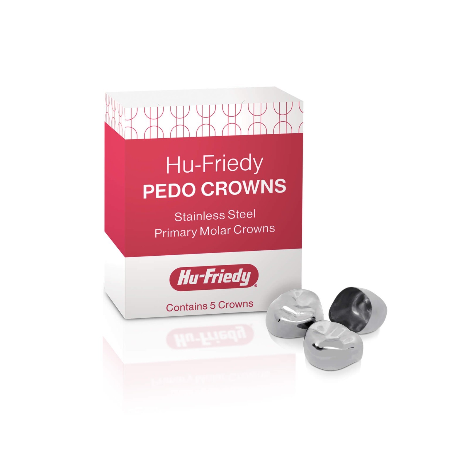*5-Pieces* HuFriedyGroup Pedo Crowns Lower Left Primary 1st #7 Refill SSC-LLD7