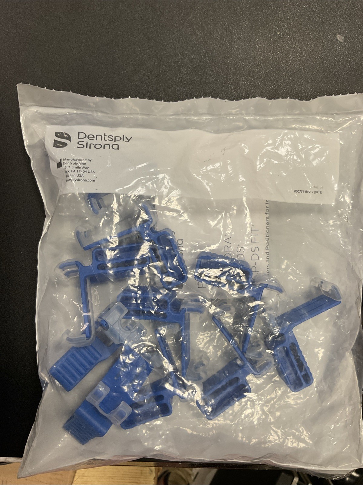 NEW Dentsply Sirona XCP-DS FIT Blue Biteblock Refills Anterior 10/Pk 559921