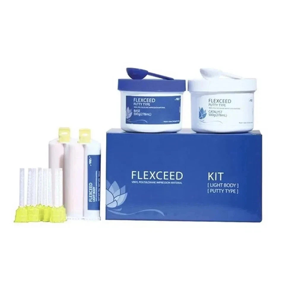 Mateiral Putty WIth Light Body Set GC Japan FLEXCEED VPS Dental Impression FS