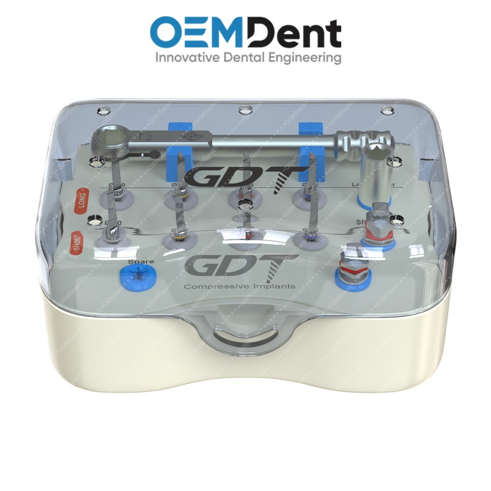 GDT Basic Kit Box For One Piece Fixtures System Dental Drills Drivers Tools