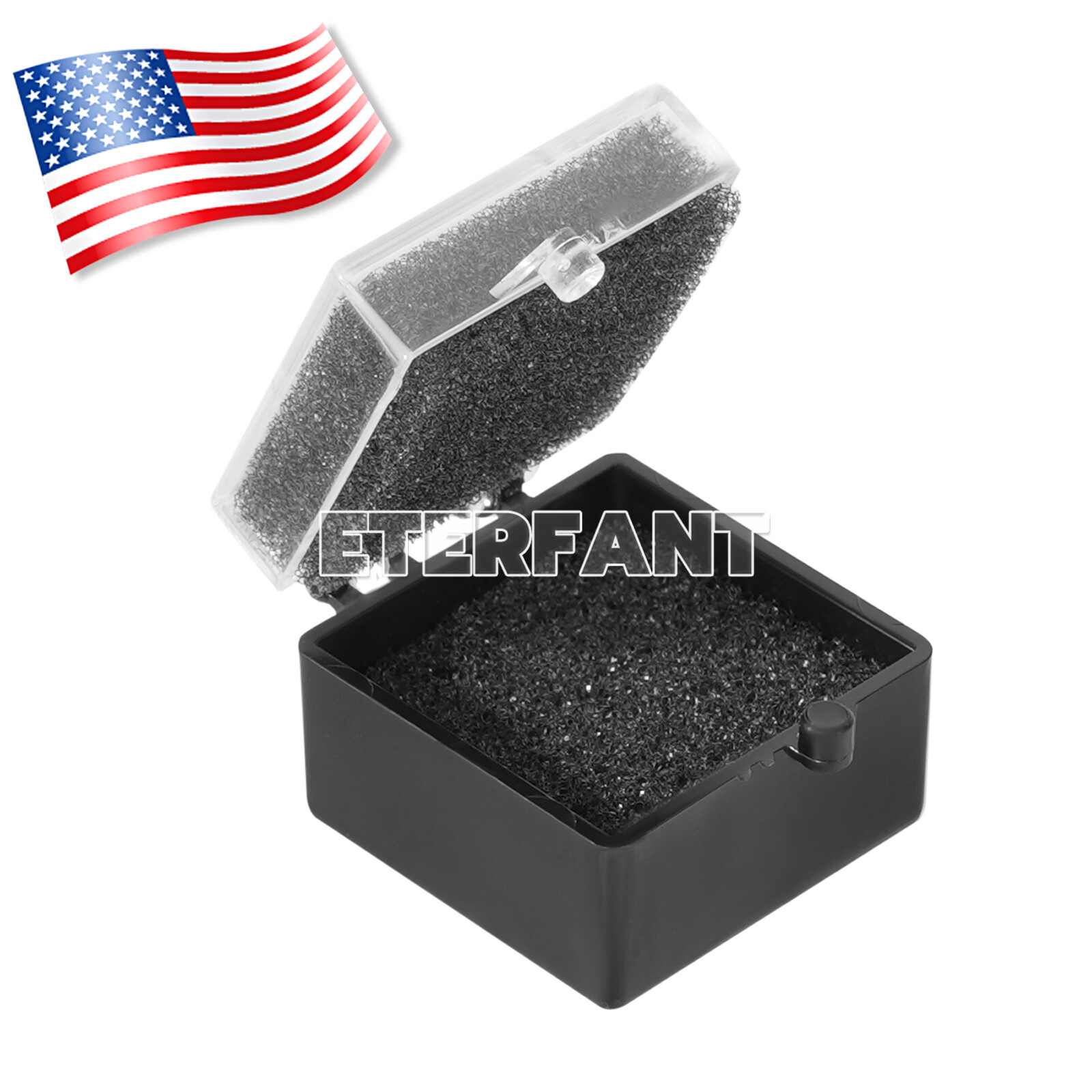Dental Crown/Bridge Box Black with Sponge Fillers/Yellow Dental Box w/Membrane