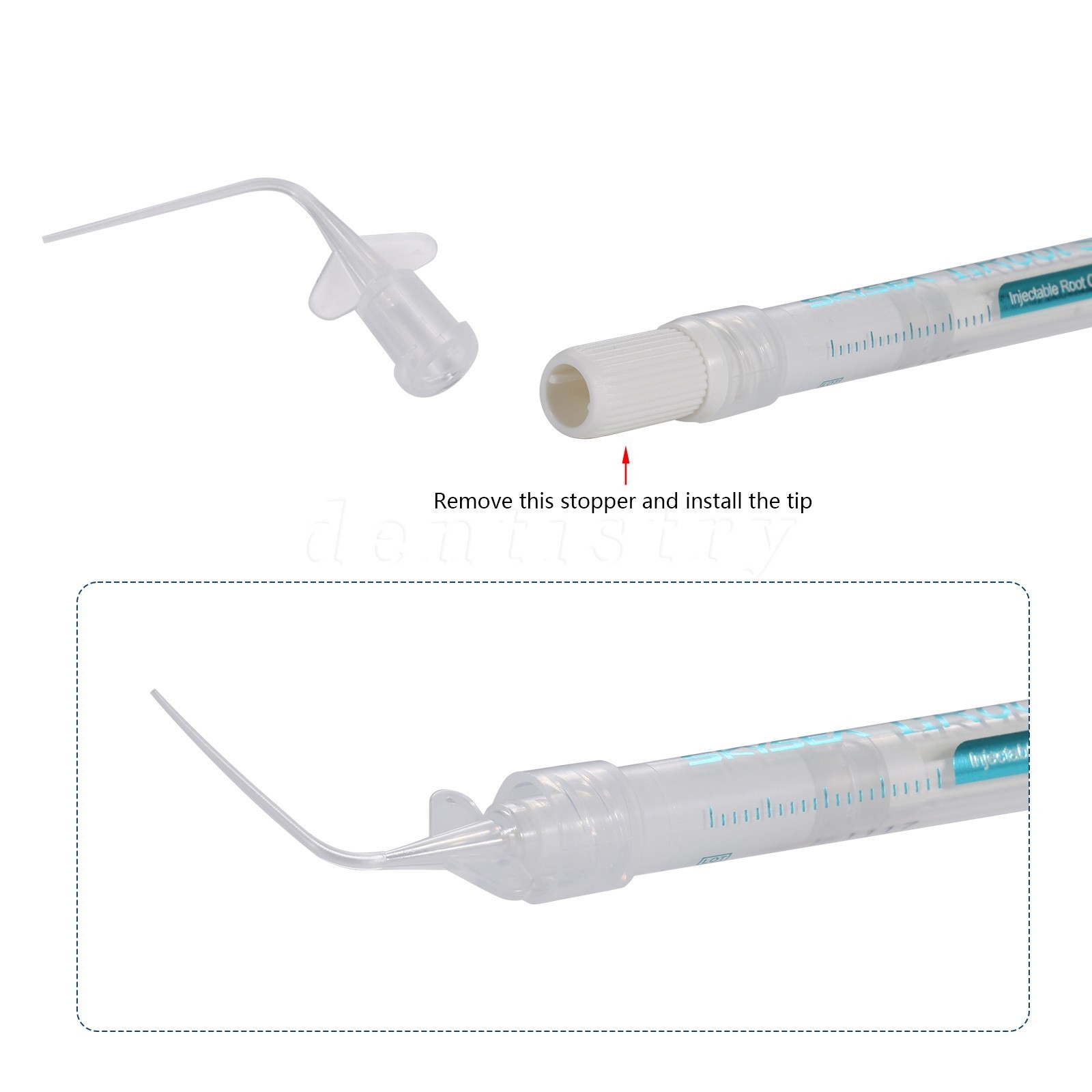 Root canal bioceramic sealer Root Canal Endo Filling Cement 1g +10 Tips Dental