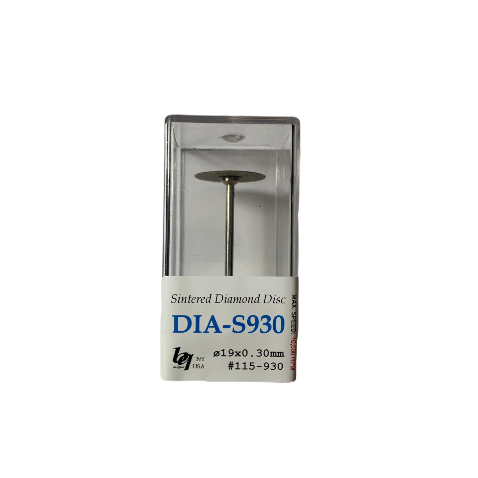 Dental Lab Sintered Diamond Disc – 19 x .30 mm – Green Dot
