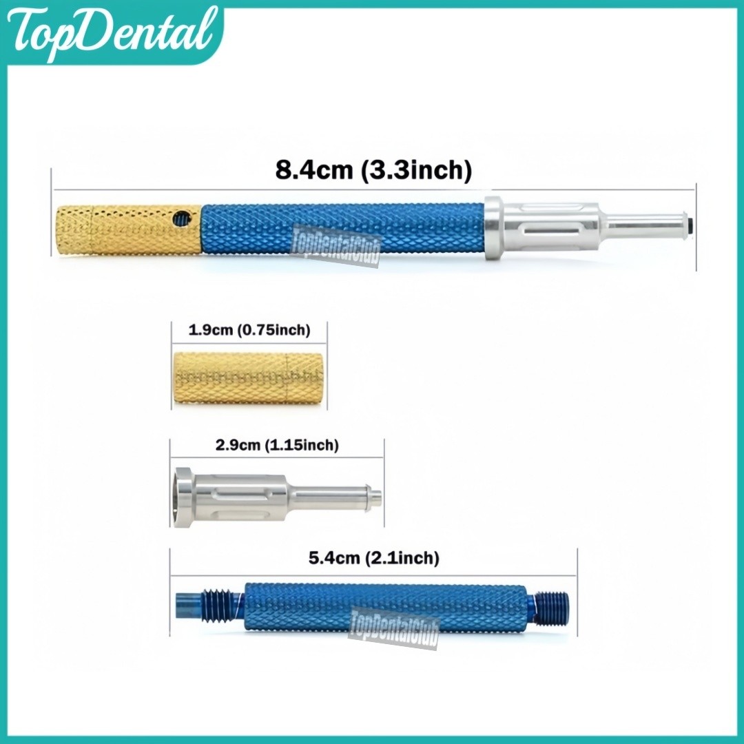 Dental Retention Cap Insertion Locator Core Tool Overdenture Abutment Fit OSSTEM