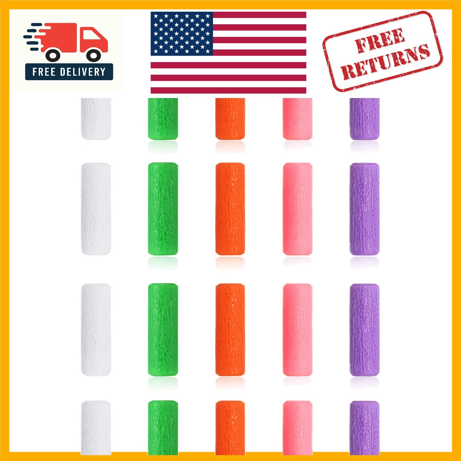 BPA-Free Silicone Aligner Tray Chompers – Perfect Fit and Flavors Pack of 20