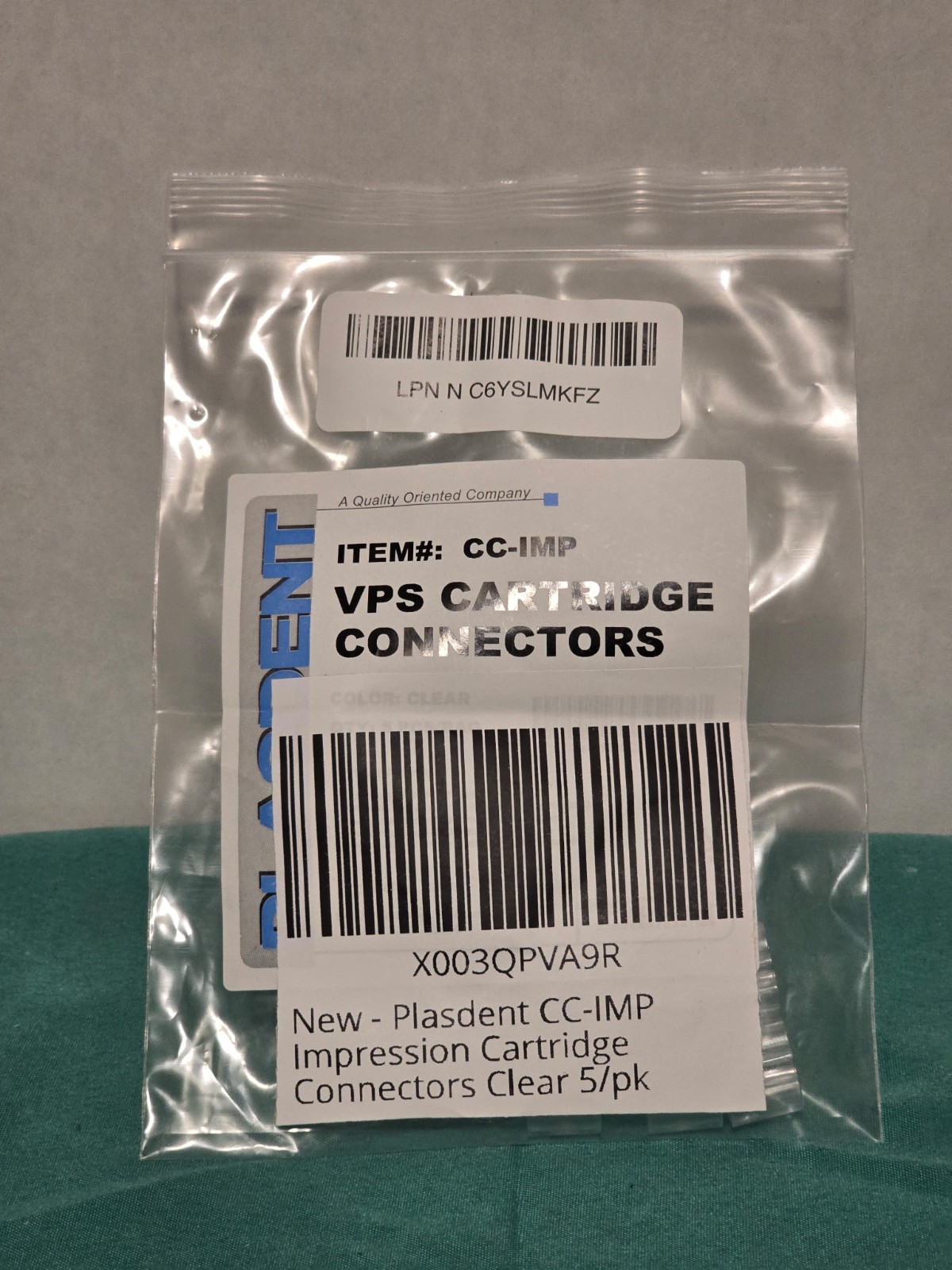 VPS Impression Cartridge Transfer Connectors (Pack of 5) Clear #CC-IMP
