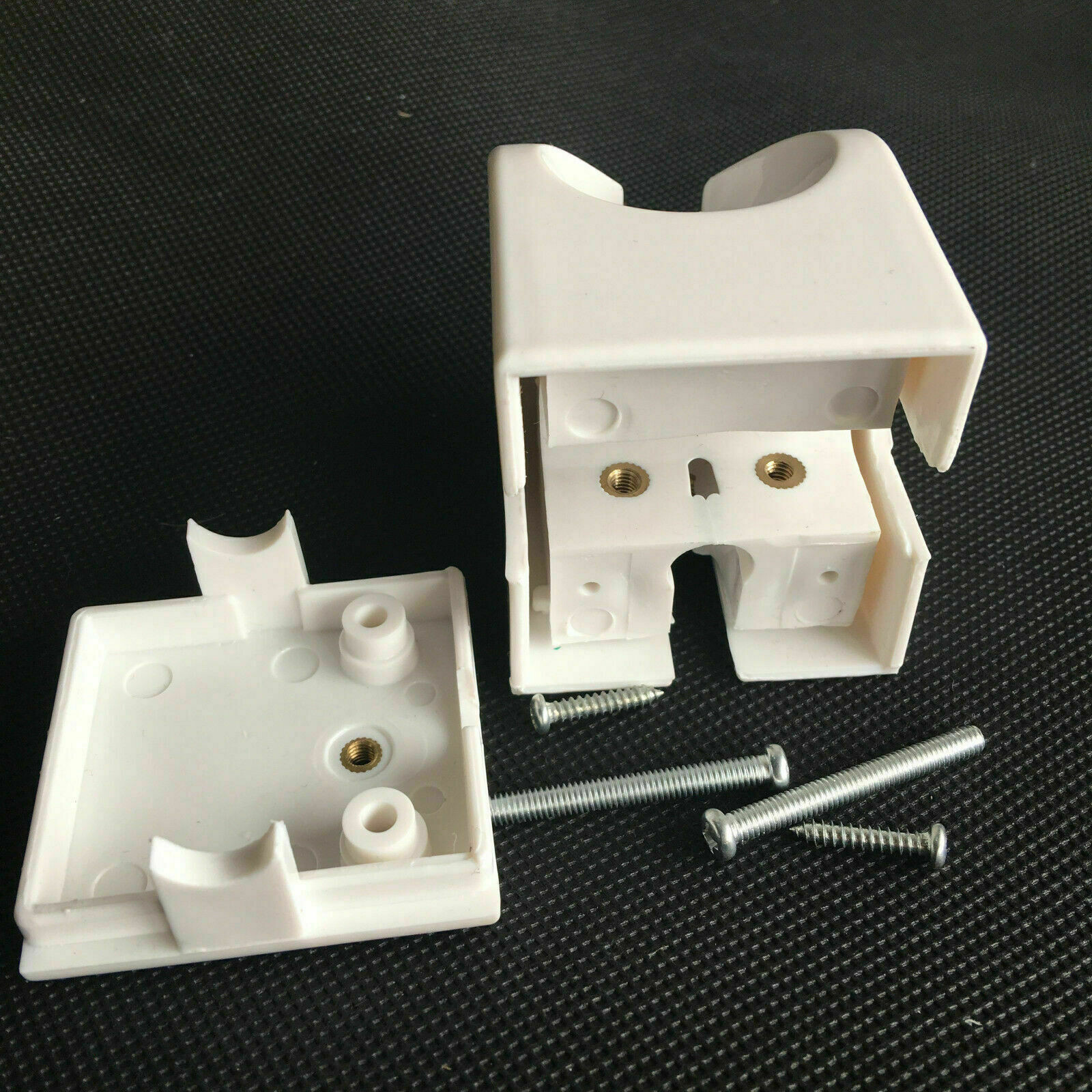 10 Pcs Dental Chair Unit Box Plastic Small Handpiece Holder White Single Hanger