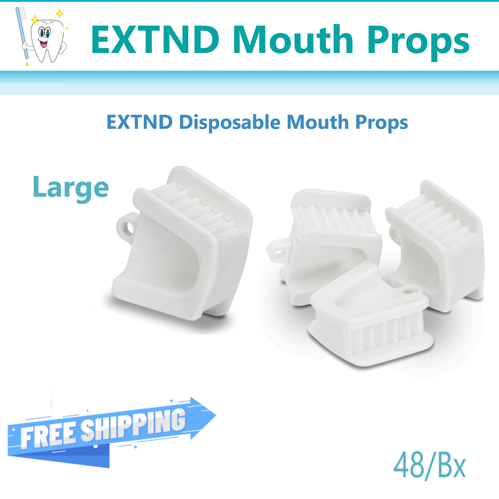 Dental Ortho Piercing Disposable Mouth Props Bite Blocks ( Adult, Child, Pedo)