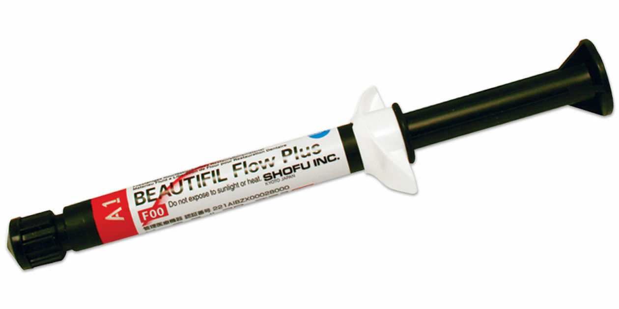 SHOFU BEAUTIFIL Flow Plus F00 ZERO Flow flowable Restorative 2.2g Syr.-All Shade