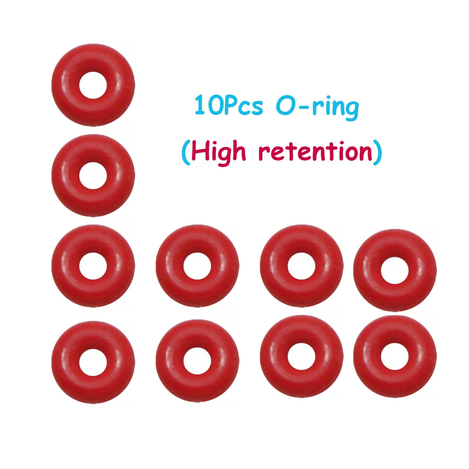 10PCS Dental O-Ring Kit Retention force for Ball Attachment Abutment for Hiossen