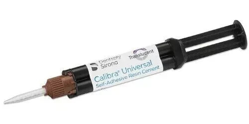 3 x Dentsply CALIBRA UNIVERSAL Dual Cure Self-Adhesive Resin Cement 4.5g Syringe